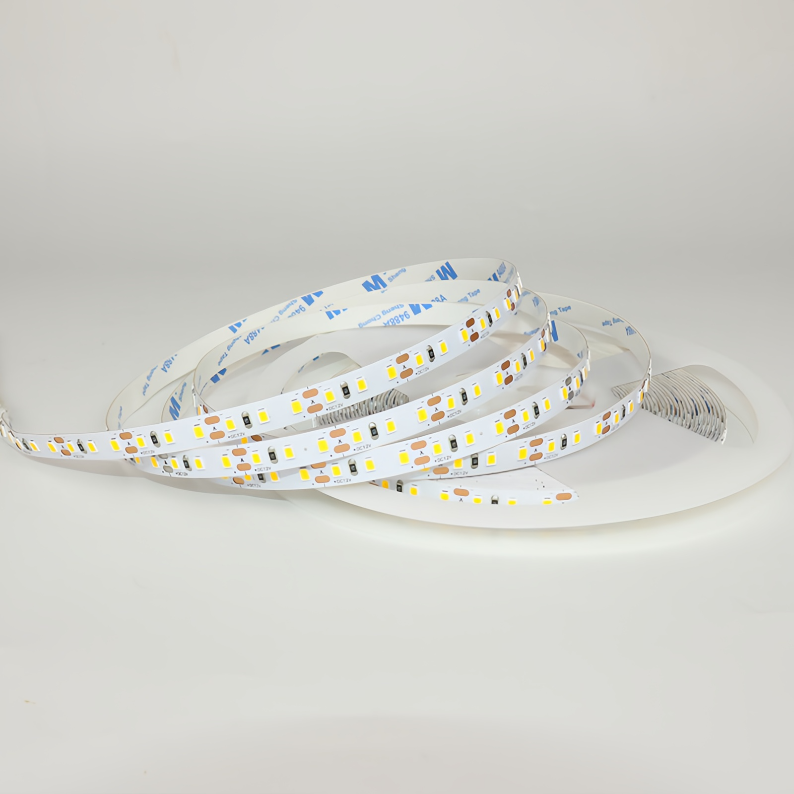 Shenzhen 12v/24v Smd 2835 Led Flexible Strip Light 10m/roll 3000k 4000k 6000k Luces Led 3