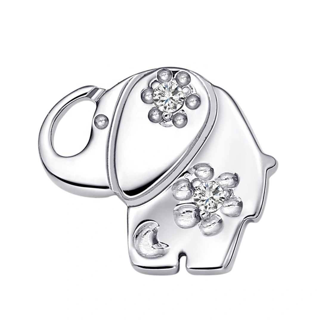 Eternal Metal Astm F136 Titanium Cute Elephant Threaded Tops High Quality Body Piercing Jewelry 1