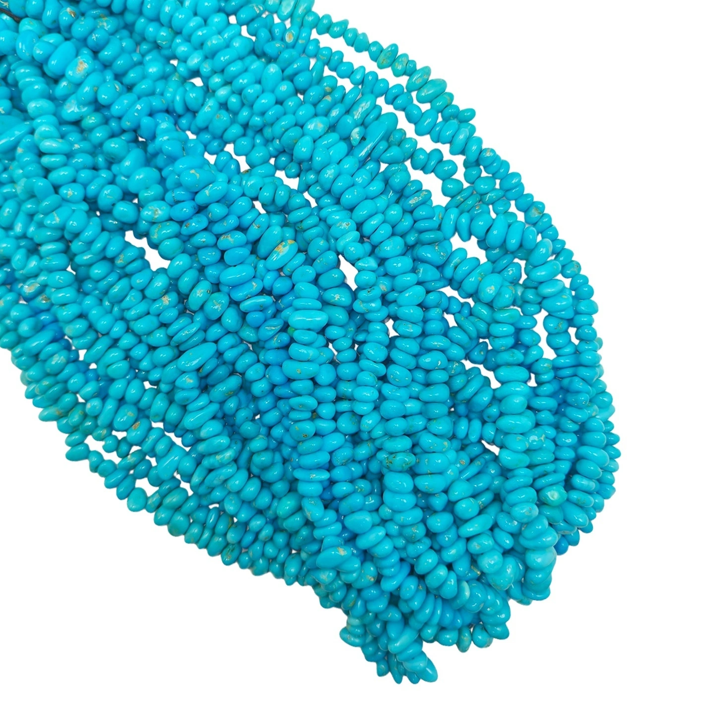 Natural Turquoise Color Blue Shape Nugget Many Size Men Fashion Design Simple Healing Jewelry Handmade Diy 1