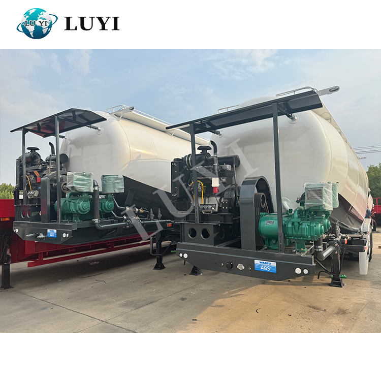 40 35 CBM Cement Bulk Bulk Dry Powder Semi-Railer 4