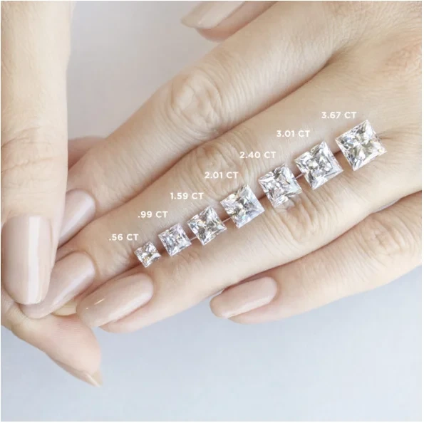 Fast Shipping Princess Cut Small Size 0.015ct - 0.7ct Hpht/cvd Lab Grown Diamond Wholesale Loose Lab Diamonds For Fine Jewelry 1