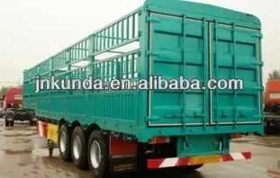 Trailer with Fence 10 by KDZG Trailer Truck 5