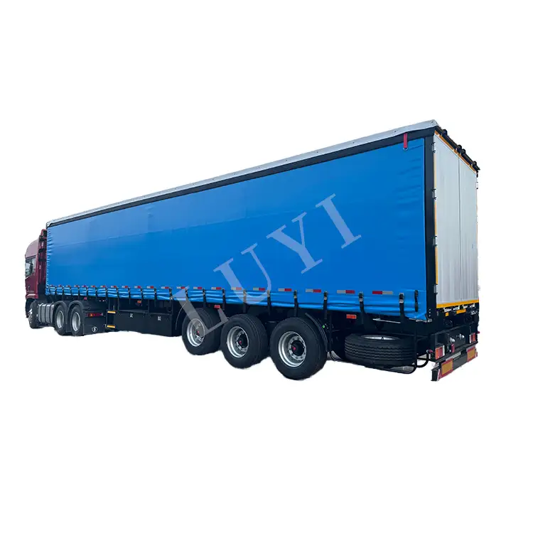3 Axle 45ft Side Curtain Semi Trailer | LUYI 1