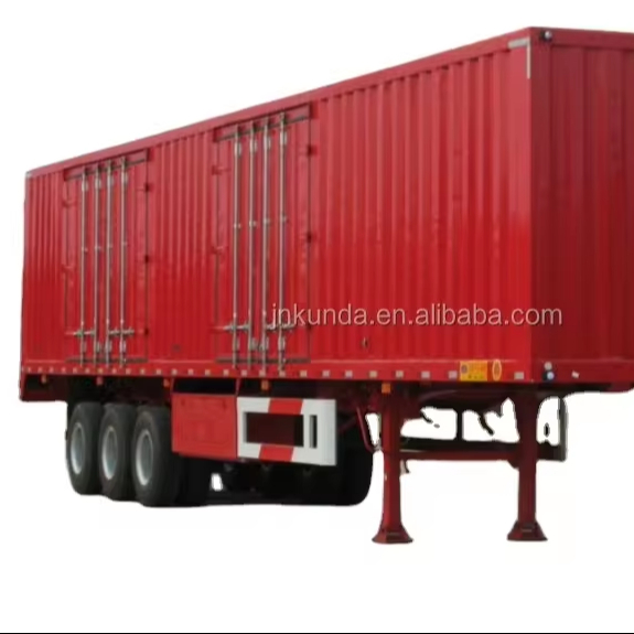 40ft Cargo Transport Semi Trailer with 3 Axles - Truck & Trailer for Side Curtain Cargo 1