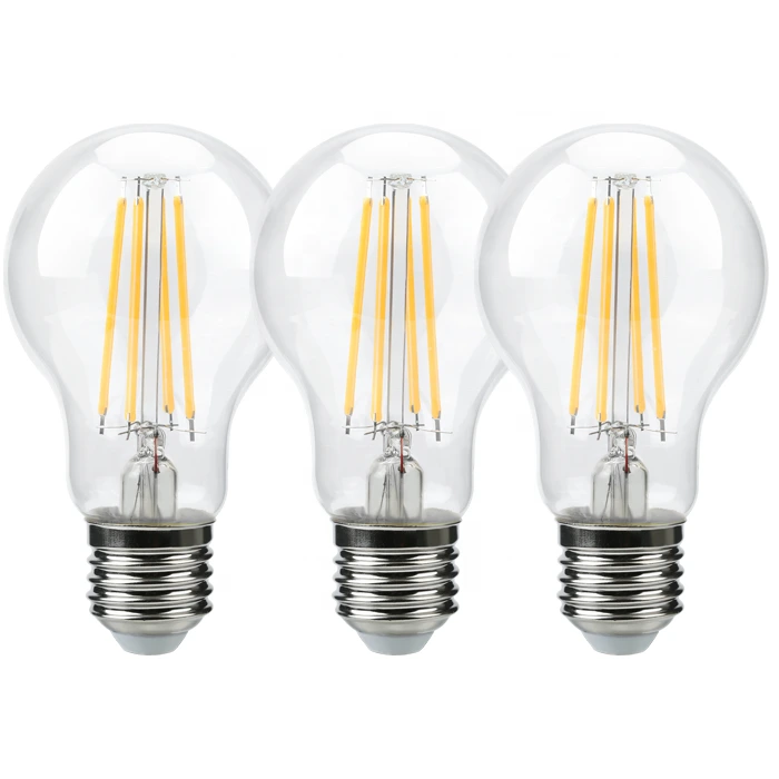 HiTecdad Dimmable Lead Led Glass Bulb E27 B22 CE Стандарт подходит для люстры 1