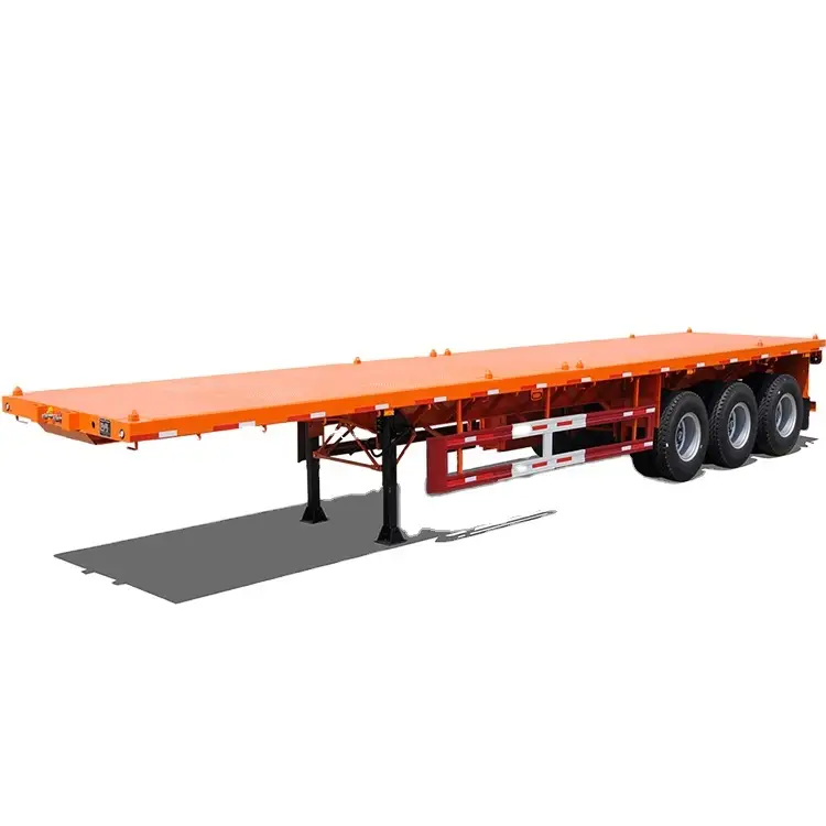 3axle Flatbed Semi Trailer | LUYI 1