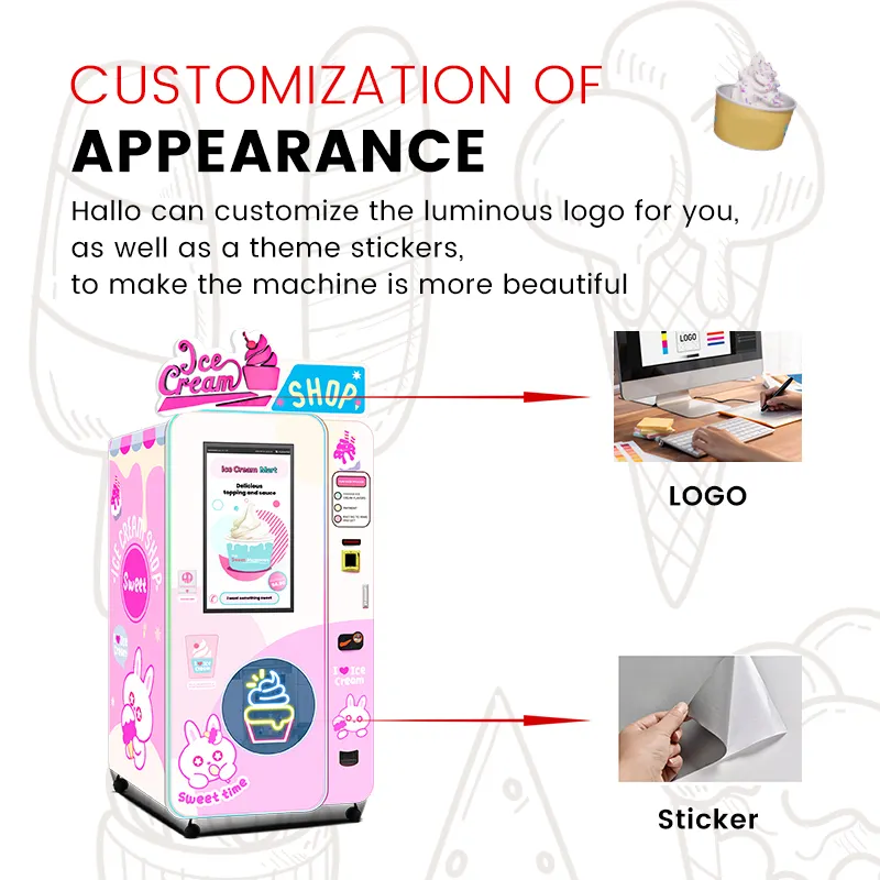 Ice Vending Machine for Sale 80-120 Cups - for Residential - Haloo 4