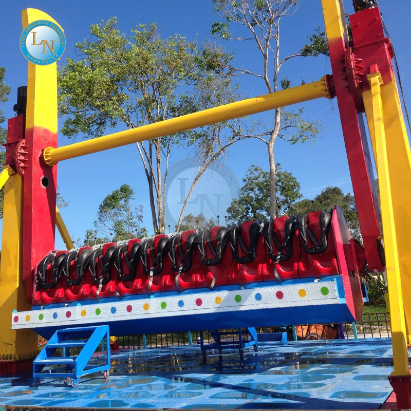 Thrilling Top Spin Ride - Outdoor Amusement Park Playground Funfair 1