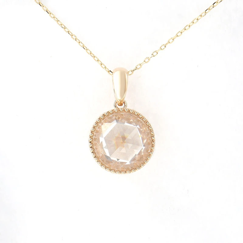 Conception de perle rond en or 14K 1