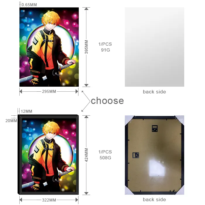 Quality Anime 3d Poster 7
