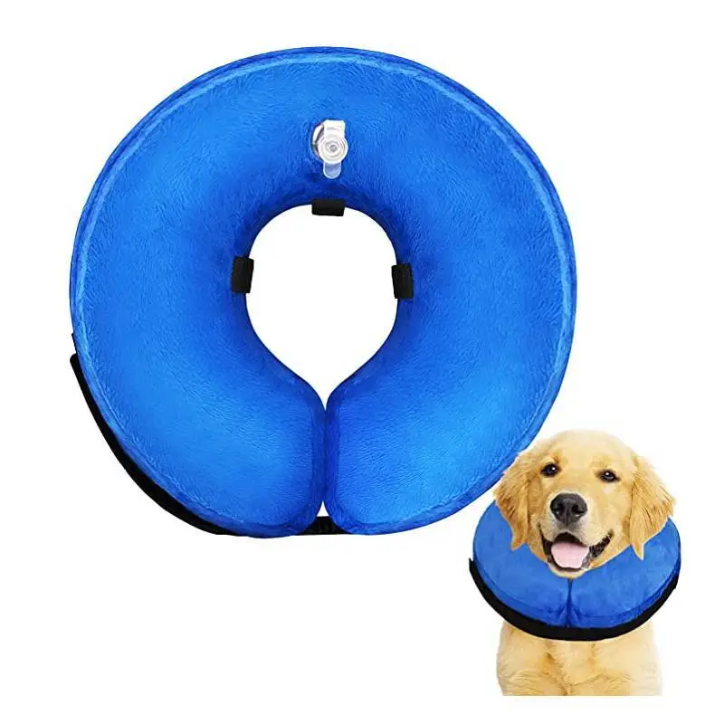 Collier gonflable personnalisé Anti-morsure pour chien et chat, collier élisabéthain en PVC souple, cône-xinchen 1