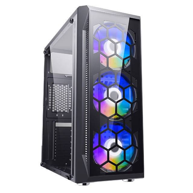 Most Popular High Quality Gaming Pc Desktop Computer Gaming Itx Case Atx Computer Case & Towers Cpu Cabinet 1
