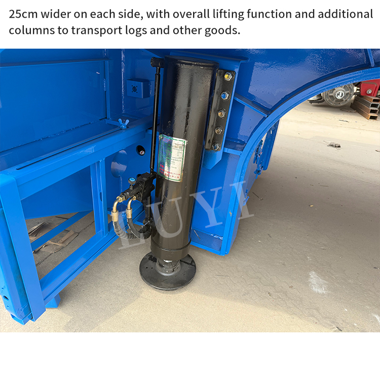 5 Axle Lowbed Semi Trailer Truck | LUYI 7