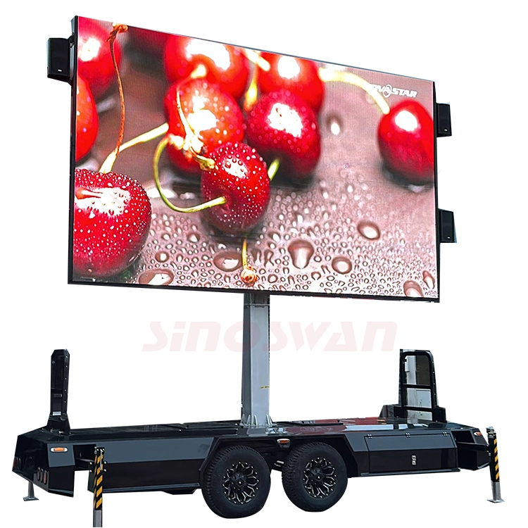 Colorido P5 P4 P3.91 LED Mobile Billboard Display - Camión / remolque / automóvil 1