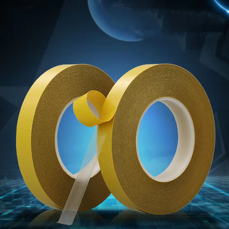 Yellow Liner High Adhesion PET Film Double Sided Adhesive Tape 5