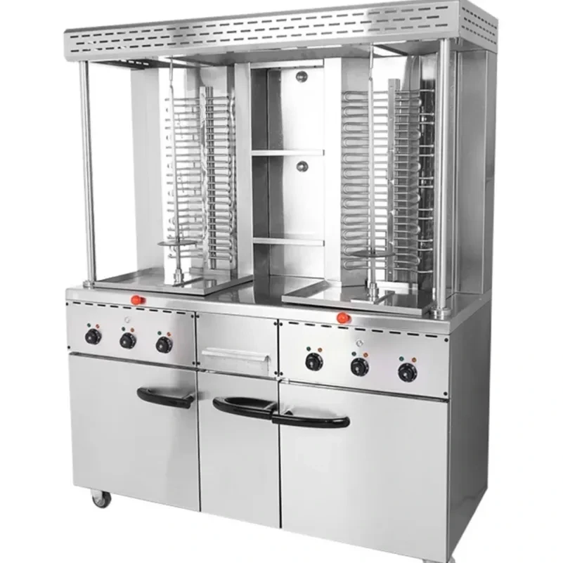Automatic Gas Kebab Machine Restaurant Use Shawarma Grill Machine for Shawarma Making 1