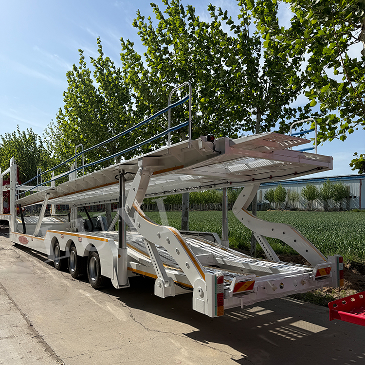 3axes Doble Deck Auto Car Carrier Semirrailer | Luyi 7