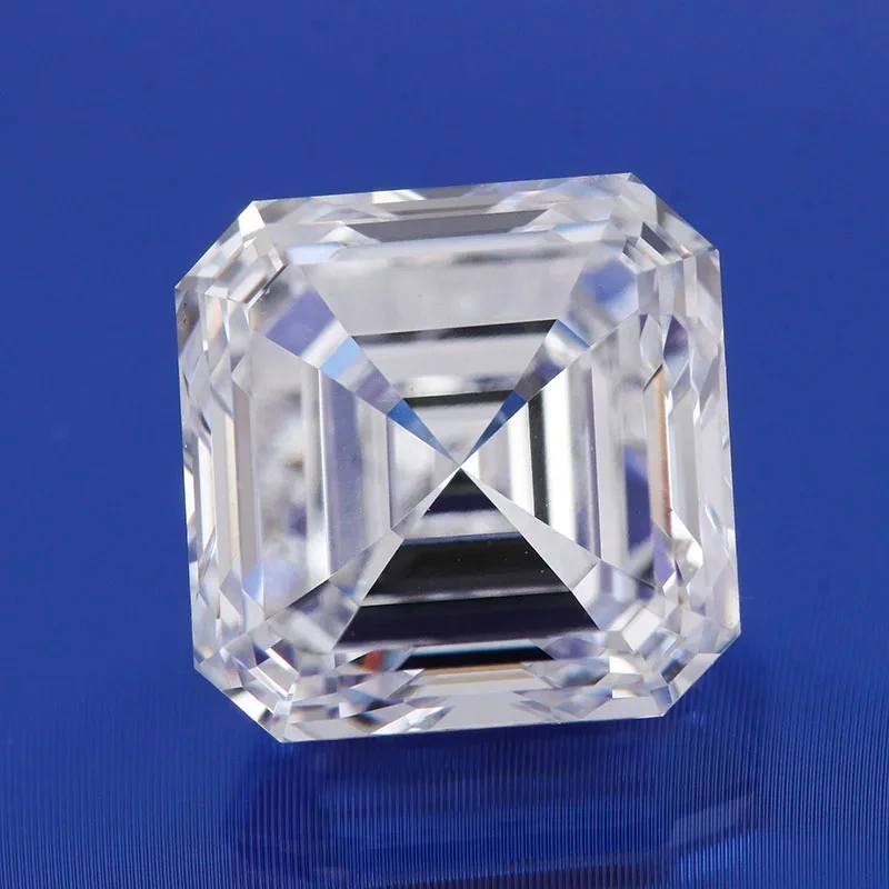 5.01ct Lab Diamonds Wholesale D/ Si1 Real Excellent Gia Loose Lab Grown Diamond Asscher Cut Cvd Diamond In Stock 1