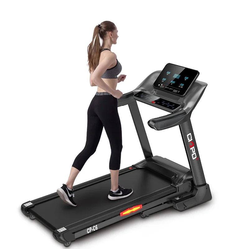 CP-C6 Professional Elektrik Treadmill Machine Machine Qatlanan işləyən maşın, ev idman salonu üçün qaçış yolu 1