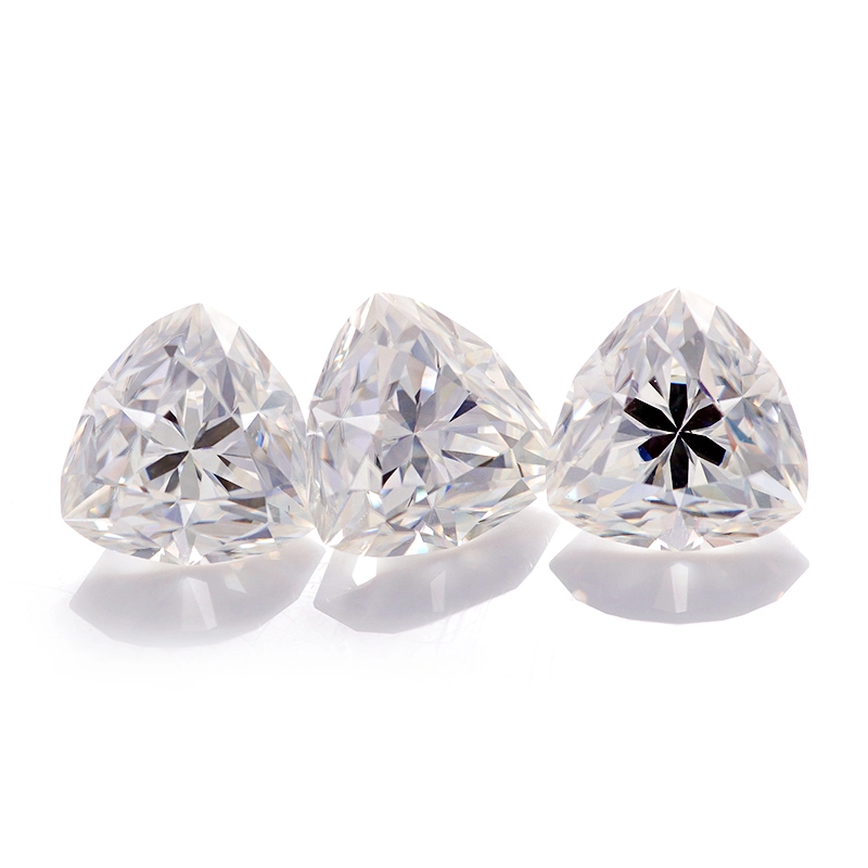 Trillion Cut Def Vvs White Moissanite Diamond Price Per Carat Loose Stones Moissanite Loose Diamond Fine Jewelry Moissanite 1