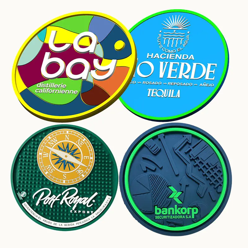 Personalize Your Space: Unique Custom Silicone Coasters 1