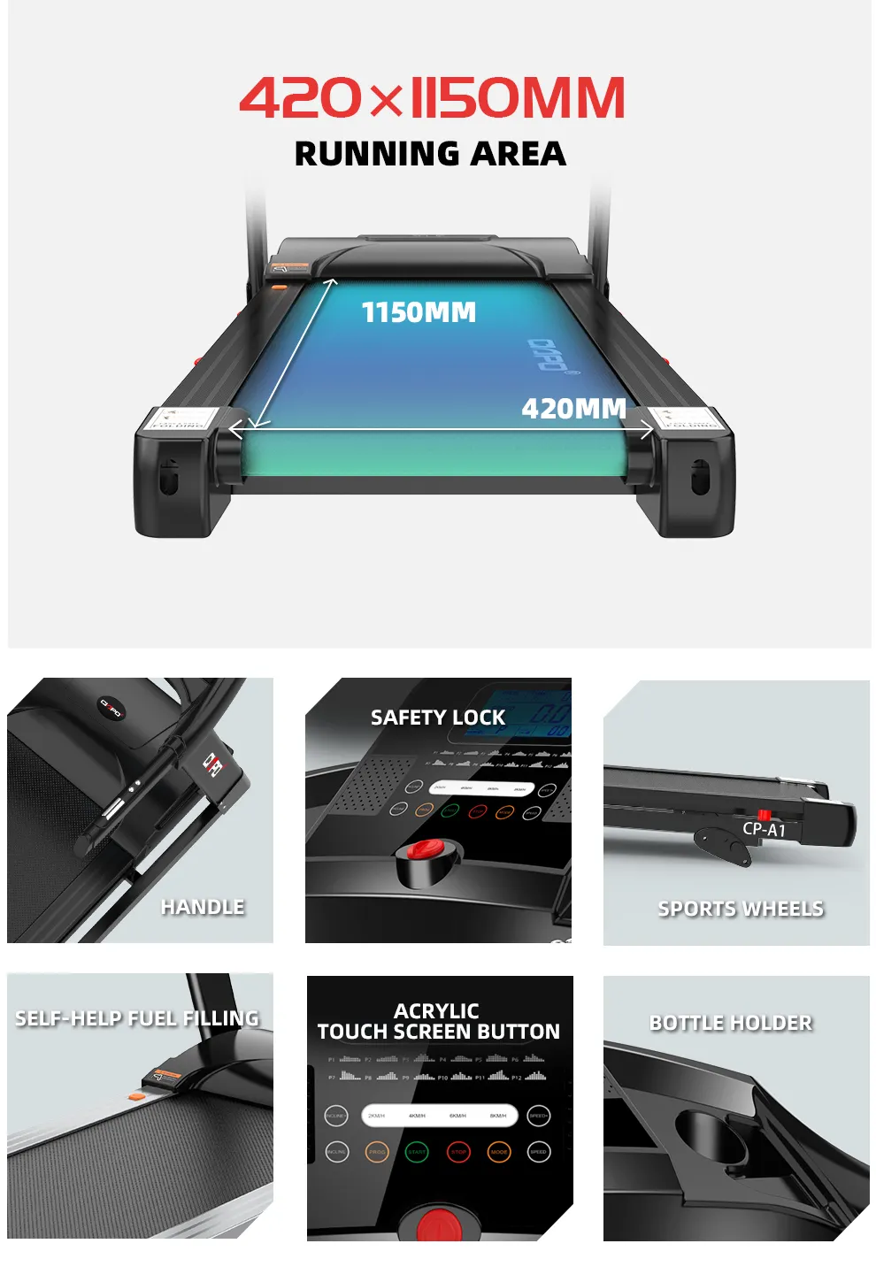 Wholesale Best Treadmill for Beginners 7