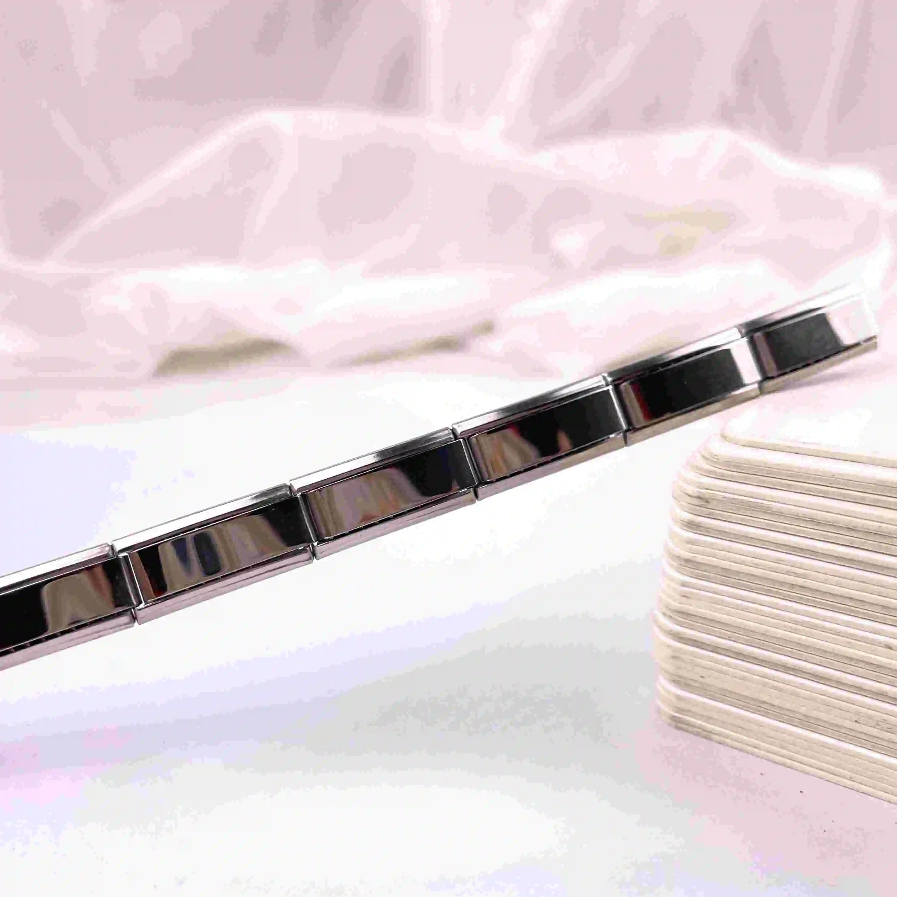 Long-style Hot Selling Stainless Steel Italian Charms Bracelet 1