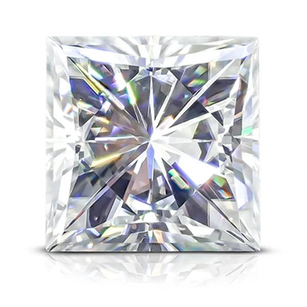 Neue Produkt quadratische Prinzessin schneiden lose Moissanitpreise pro Karat ab 1