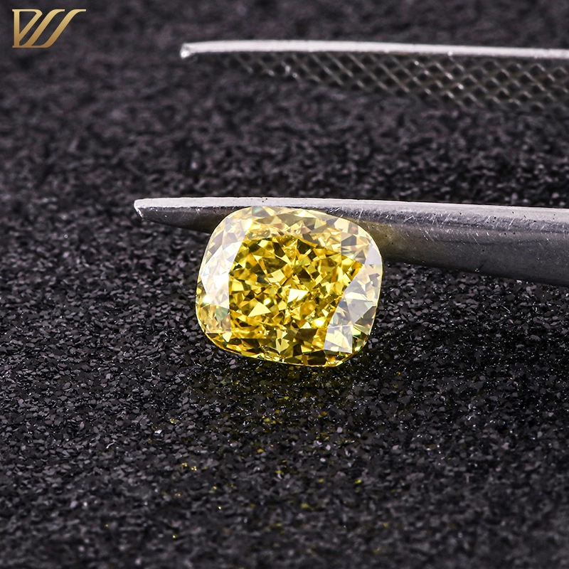 New Trend China Cvd Diamond Test Positive With Igi Certificate Loose Yellow Lab Diamond In Stock 1