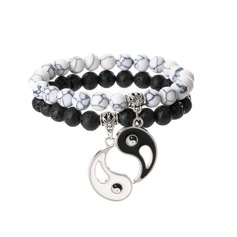Fashionable Beautiful Yin-yang Tai Chi Beads Bracelets For Men And Women Universal Chinese Bracelets 1