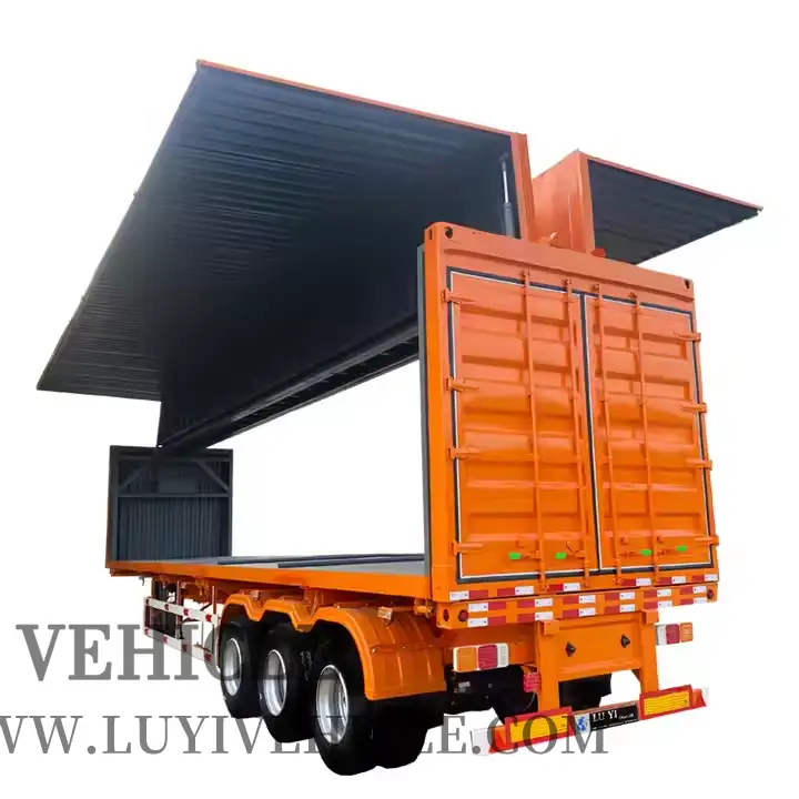 Крыло открытая коробка занавес Semi Truck Trailer | Луи 1