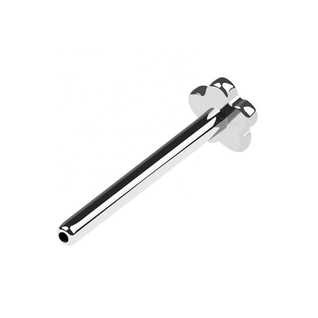 Eternal Metal Astm F136 Titanium Flower Shaped Labret Studs 1