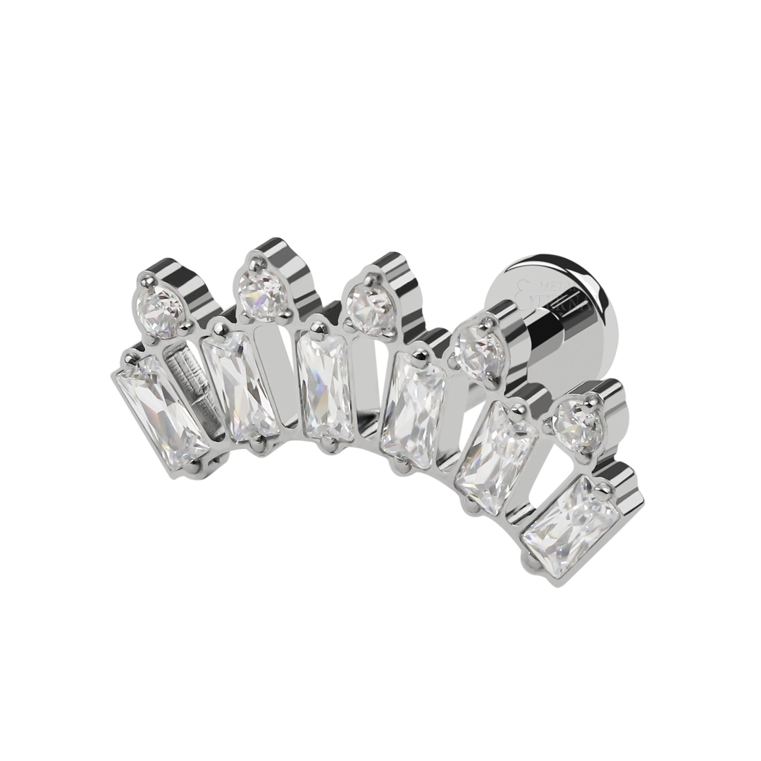 Eternal Metal 16g Astm F136 Surgical Titanium Internally Threaded Wholesale Piercing Lips Stud 1