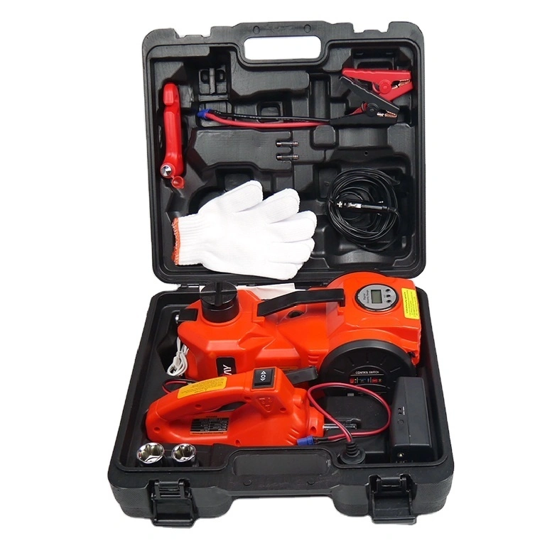 Tekway 5-in-1 Electric Car Repair Tool Kit - Car Jack & Impact Wrench 1