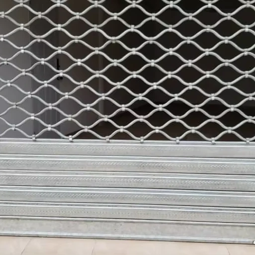 Steel Roller Shutter Door For Warehouses Vertical Opening Grill Shutter 1