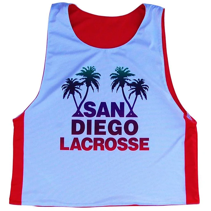 Pinnies de lacrosse reversíveis personalizados 2