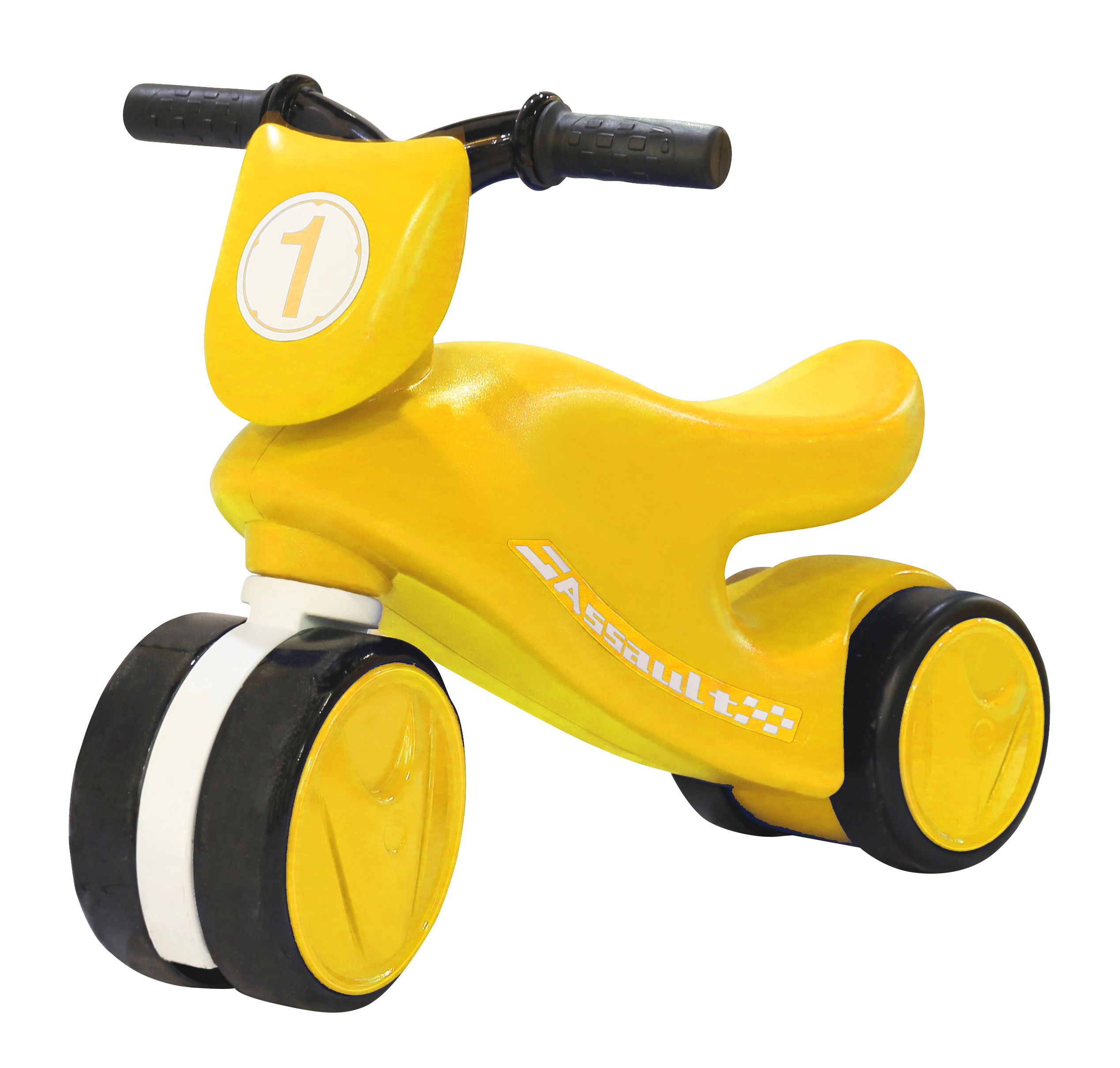 Vélo en plastique pour enfants de 12 à 36 mois, jouet voiture à trois roues sans pédales, vélo d'équilibre coulissant pour enfants, nouvel arrivage 2023 1