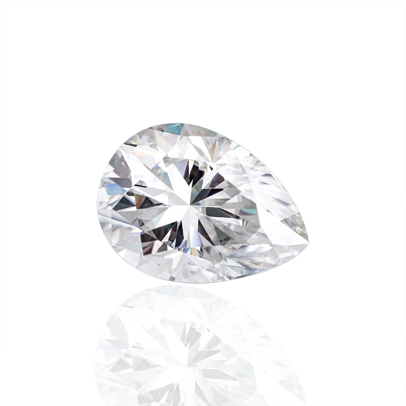 Pass Diamond Tester Wholesale Custom Moissanite Diamonds Pear Cut GRA Certified Moissanite Loose Diamond 1