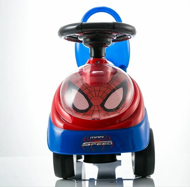 Jouet de voiture de Scooter en plastique pour enfant, prix d'usine, apprendre la musique, jouets pour tout-petits, personnalisation de Style Odm avec corne d'araignée 1