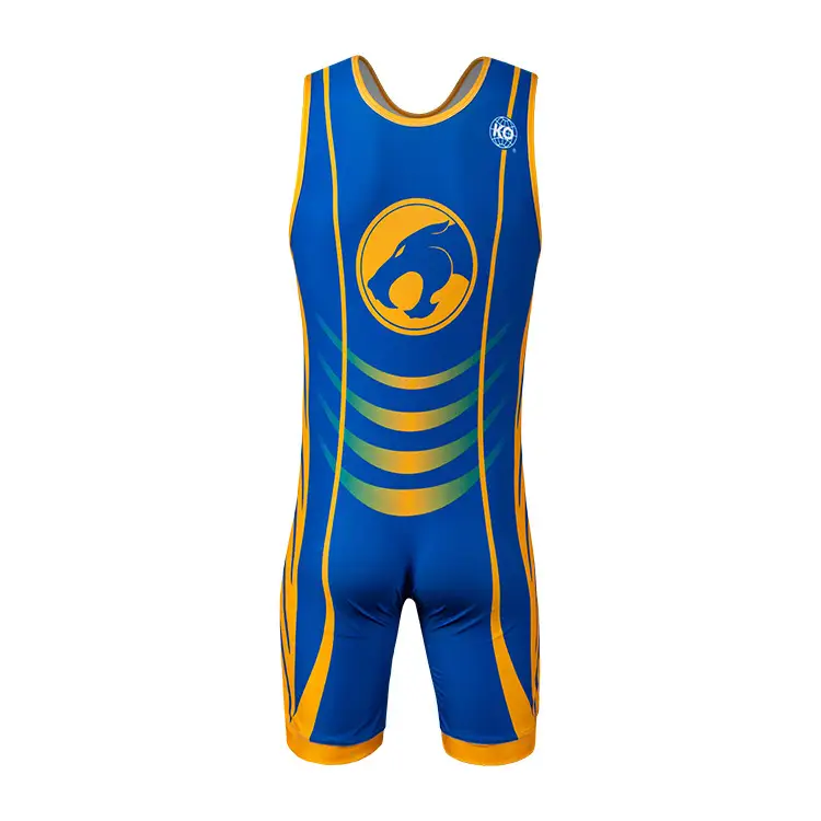 2025 Wrestling Nua Amhránaíochta Martial Arts Caith le haghaidh Cleachtais Wrestling agus Comórtais Sublimation na bhFear Saincheaptha Singlets Wrestling Singlets 1