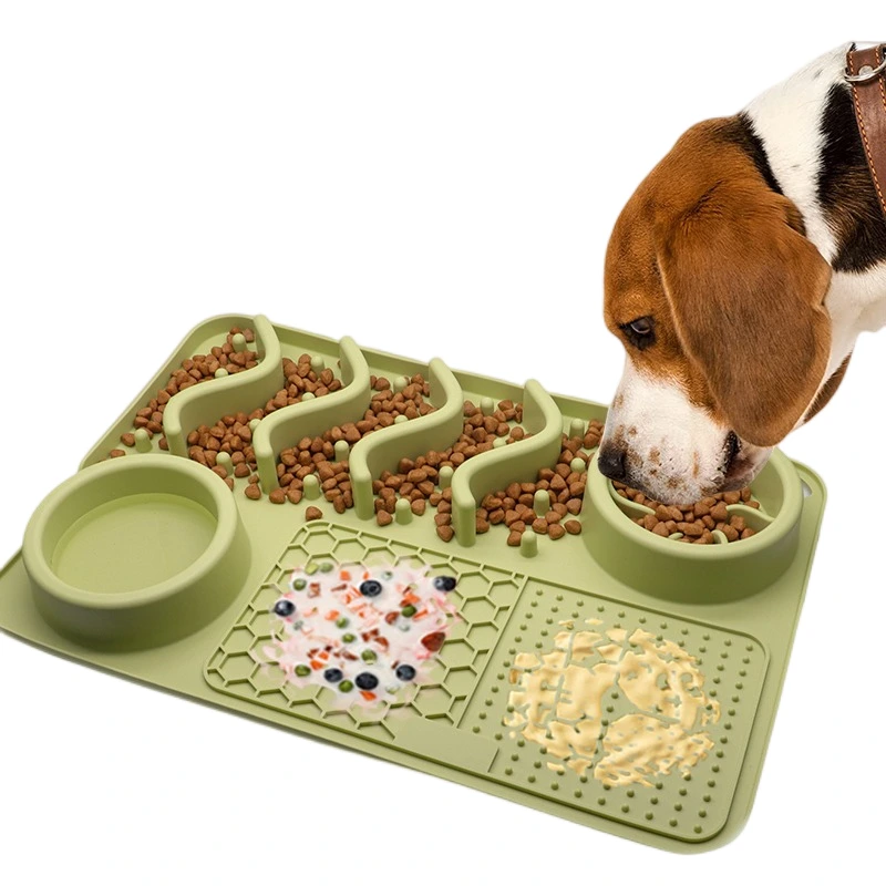 Wholesale Pet Slow Feeder Mat With Silicone For Dog Lick Mat Super Suction Pet Slow Feeder-Xinchen 1