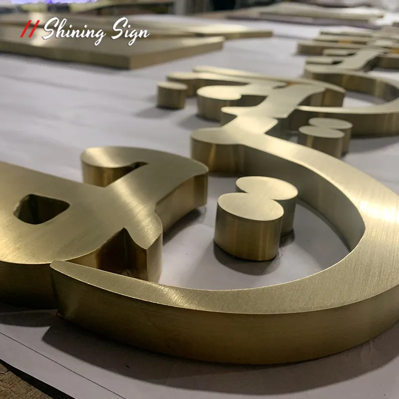Shining Sign Metal Alphabet Letters for Wall Customized Color Metal Alphabet Letters for Wallprice 4