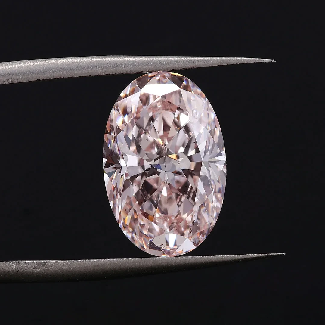 مختبر الماس بالجملة السعر 5.46Ct Oval Sakura Fancy CVD Diamond Lab Grown Diamond Fine Jewelry خاتم الزواج 1