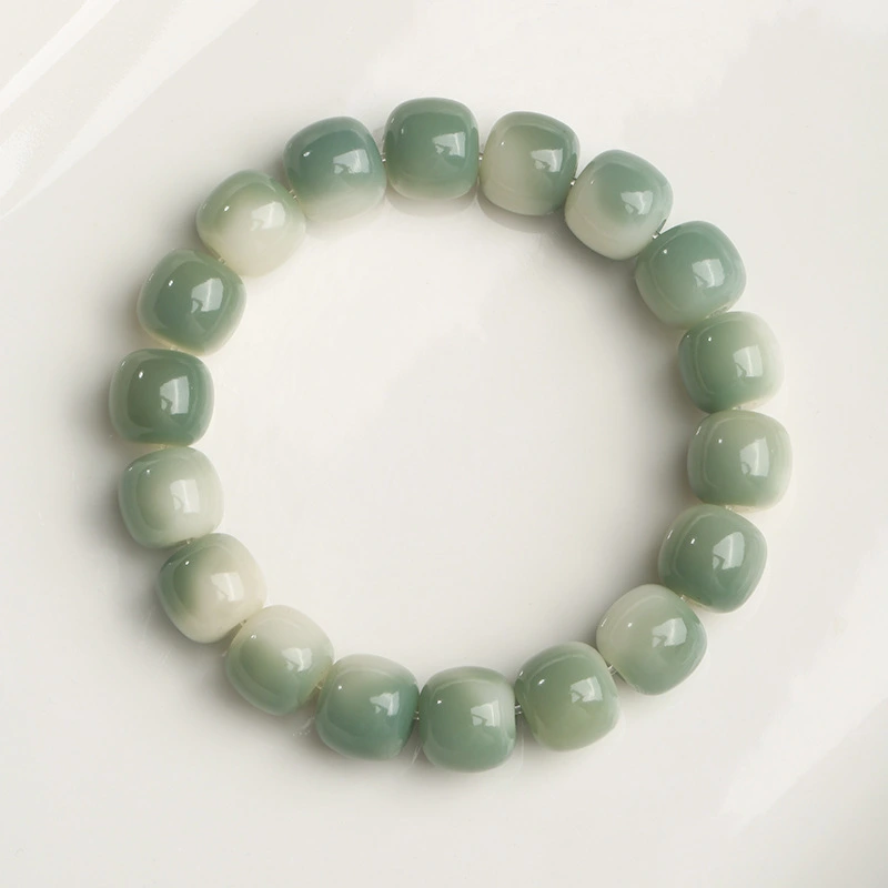 High Quality Smooth Bead String Bodhi Jewelry Bracelet Gradually Changing Color Buddha Bead Fashion Bracelet For Men And Women 1