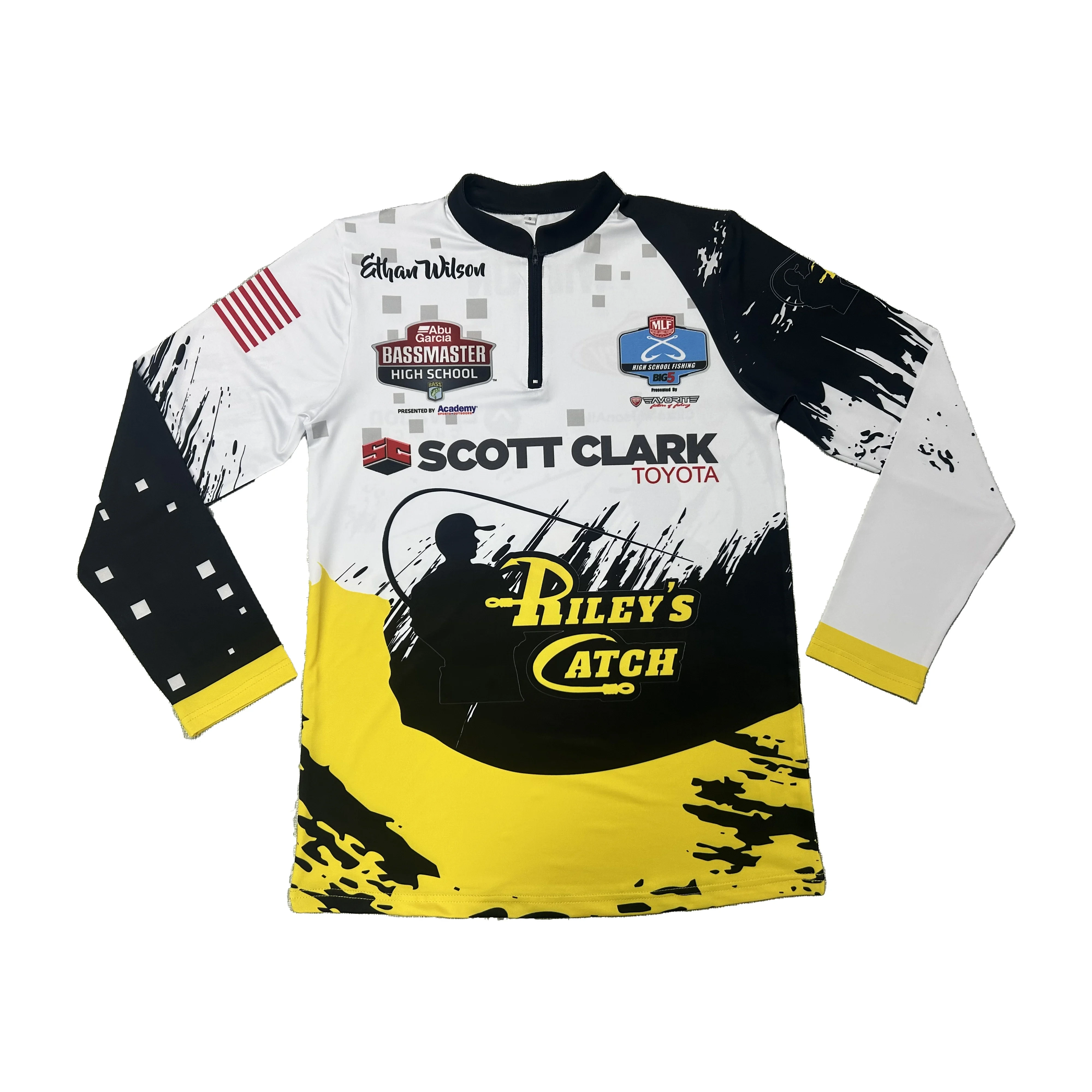 Custom Sublimated Fishing Jersey - free Design,low MOQ,fast turnaround 1