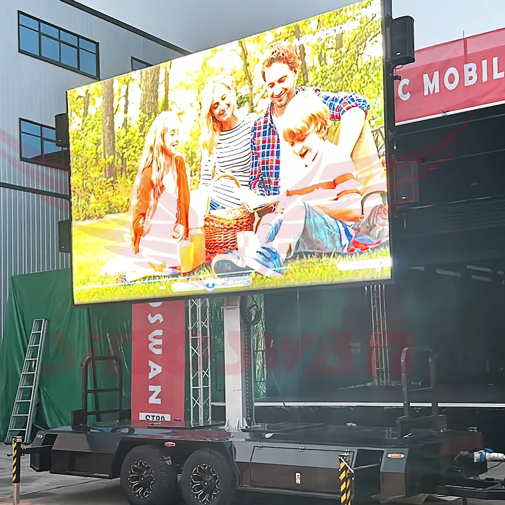 Mobile Led Sign Trailer Supply for Charity Events and Fundraisers 5