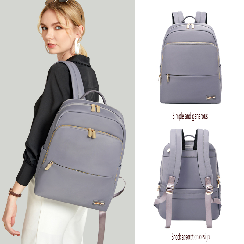 Customized Business And Leisure Ladies Mochilas Lightweight Luxury Backpack 14-inch Fashion Notebook Backpack Female 1