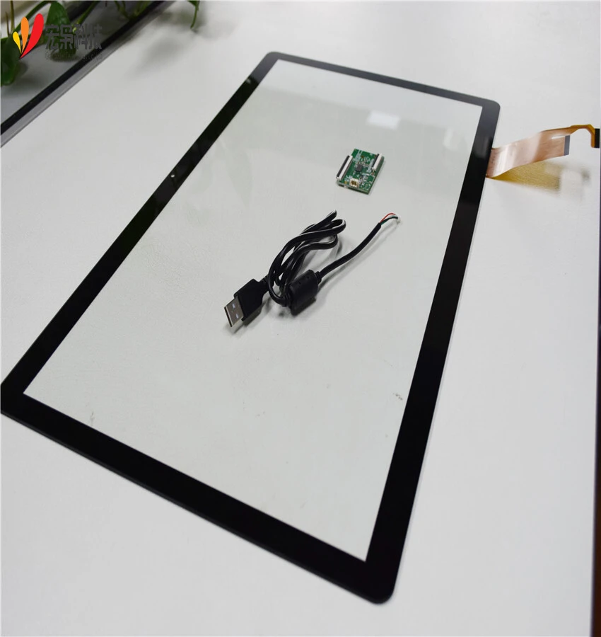 Usb Pcap Touch Screen 10.1 12.1 13.3 15.6 17.3 18.5 19 21.5 Inch Projected Multi Capacitive Touch Panel Industrial Home Car 1