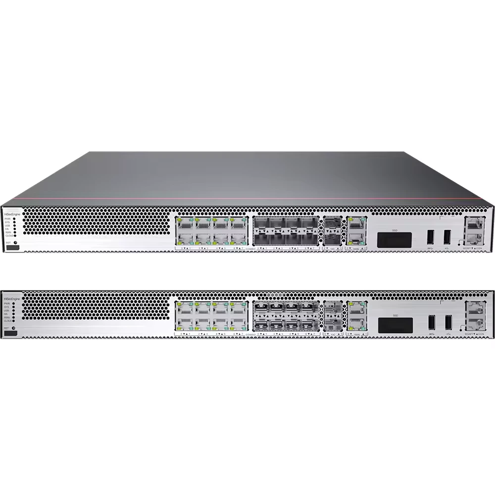 USG6391E-AC 12 * GE RJ45 + 8 * GE SFP + 4 * 10GE SFP + Firewalls de próxima generación 1