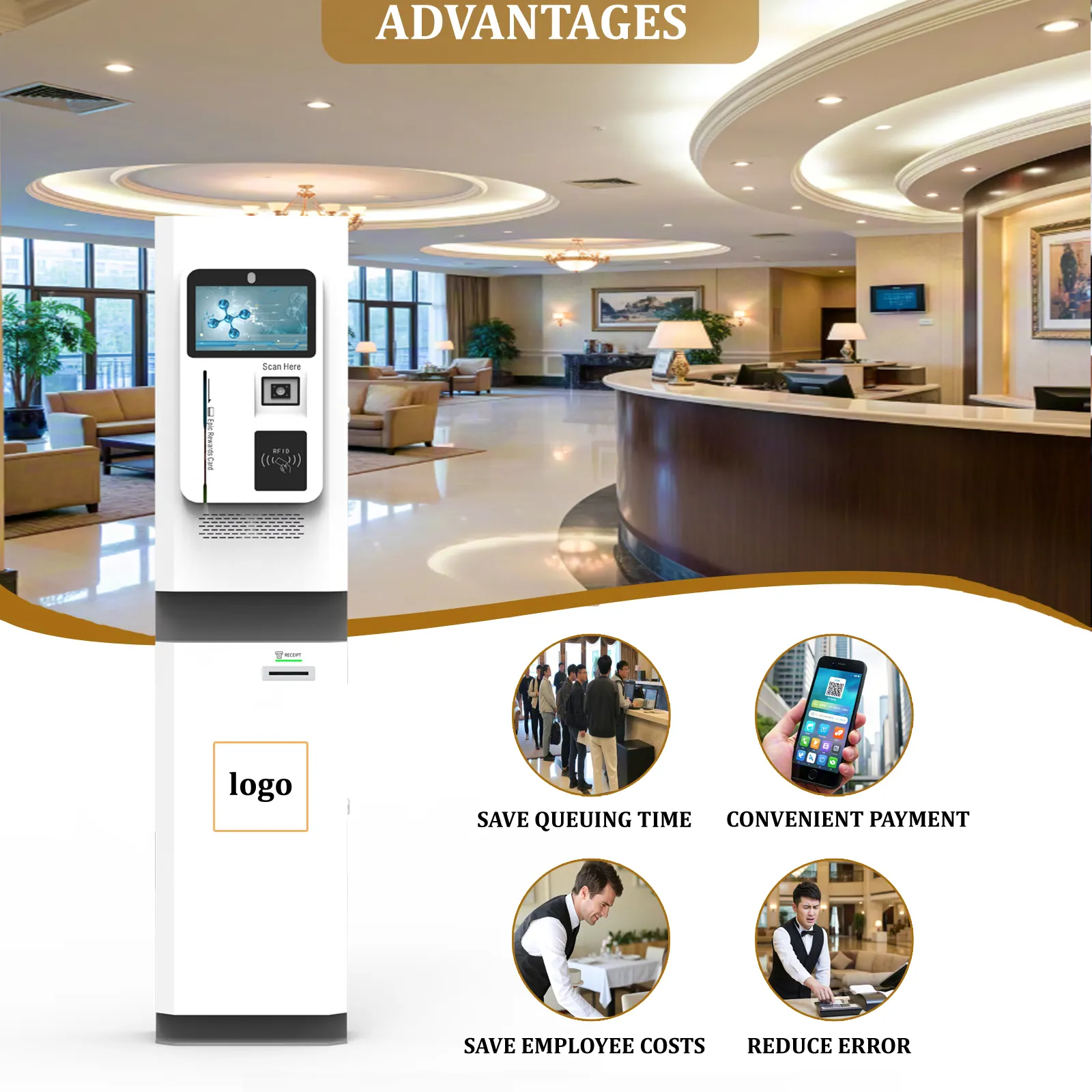 Self Service Kiosk Price Windows/Android Wholesale - E-Star 5